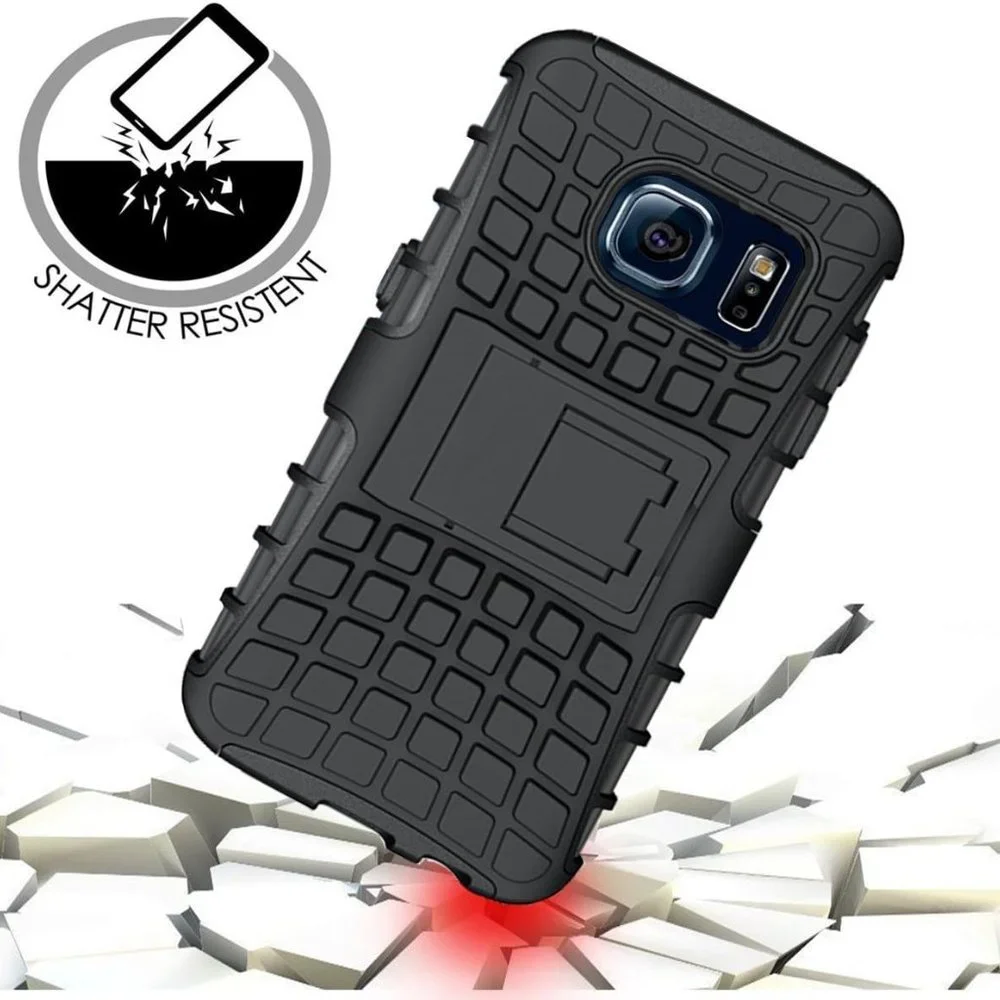 NEW 2-Pack Galaxy S7 Cases (Armor Series) TPU Heavy Duty Dual Layer Shockproof